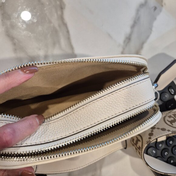 TORY BURCH MINI MILLER CROSSBODY BAG- IVORY - Picture 3 of 7